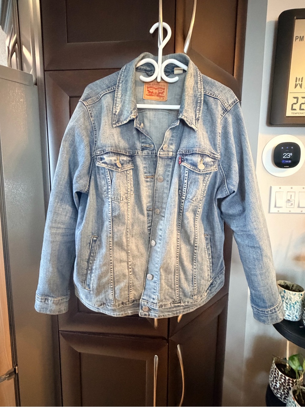 Levi's Faded Blue Denim Trucker Jacket